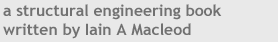 a structural engineering book written by Iain A Macleod